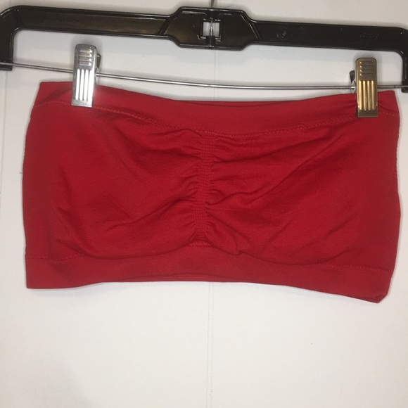 Red Bandeau Top - Picture 1 of 2